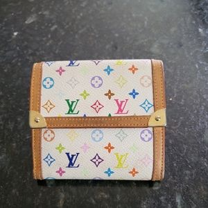 Louis Vuitton x Takashi Murakami trifold wallet